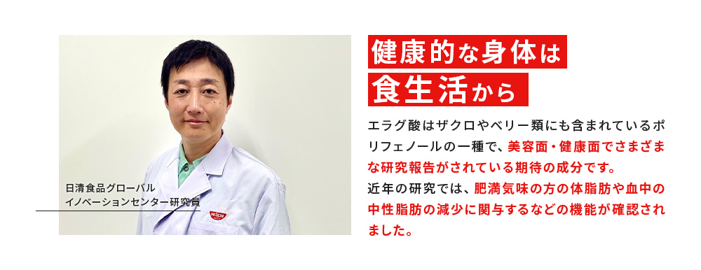 日清食品グローバルイノベーションセンター研究員